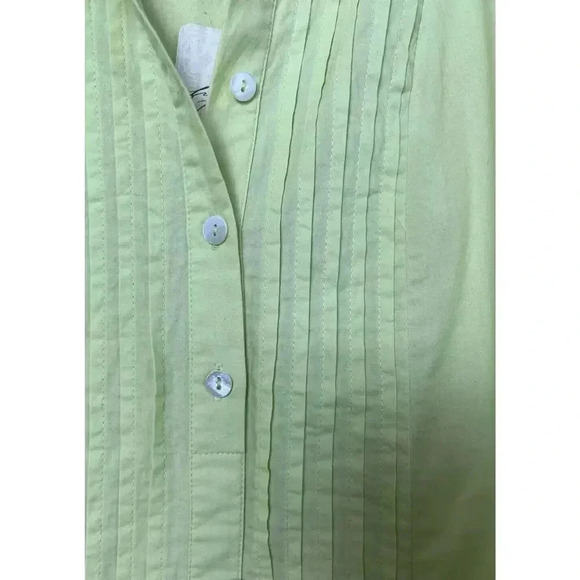 Free People Billie Mini Dress Long Sleeve Ruffle Womens Size L NWT Green - Picture 8 of 15